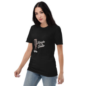 Fun Retro "Karaoke Is My Cardio" Microphone Sneaker T-Shirt