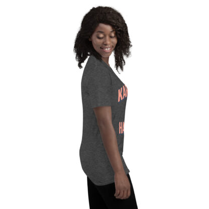 Bold Rose Gold "Karaoke? Hard Yes!" Script T-Shirt - Image 17