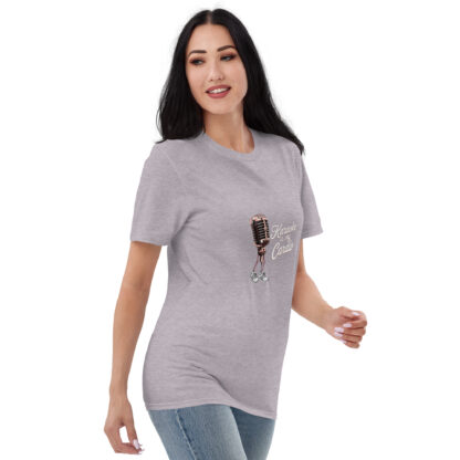 Fun Retro "Karaoke Is My Cardio" Microphone Sneaker T-Shirt - Image 40