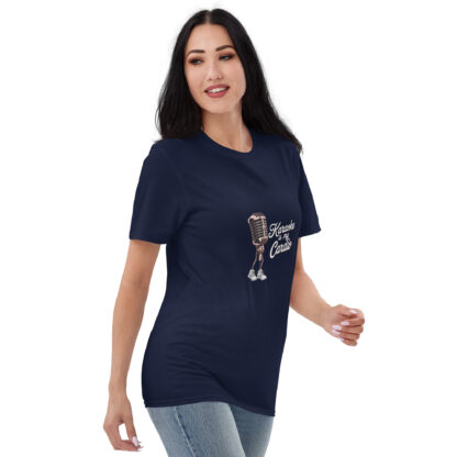 Fun Retro "Karaoke Is My Cardio" Microphone Sneaker T-Shirt - Image 16