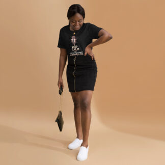 Retro Rose Gold Microphone "Keep Calm and KARAOKE On" T-Shirt