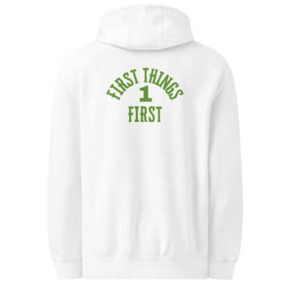 Easy Does It Recovery Motivational Hoodie | Snail Graphic with “First Things First” Back Print - Image 26