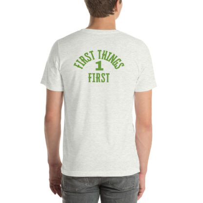 Easy Does It Recovery Motivational T-Shirt | Snail Graphic with “First Things First” Back Print - Image 50