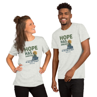 Hope Has Arrived Christian T-Shirt – Acts 1:7-8 Bible Verse Unisex - Image 8