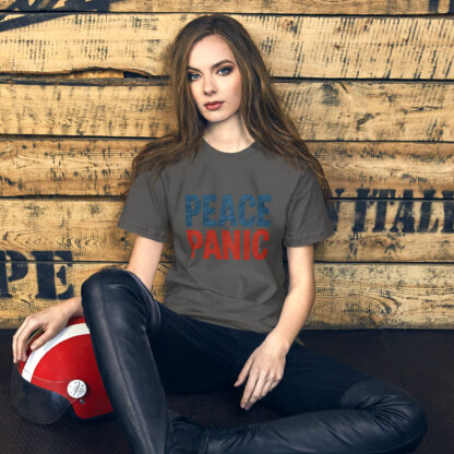 Peace Over Panic Inspirational T-Shirt - Motivational Mental Health Awareness Tee - Image 5