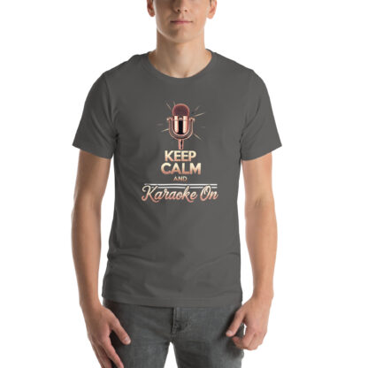 Keep Calm and Karaoke On T-Shirt: Funny Singer Gift