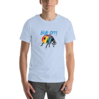 Bug Off! Rainbow Ladybug T-Shirt - Cute Attitude with Colorful Flair - Image 3