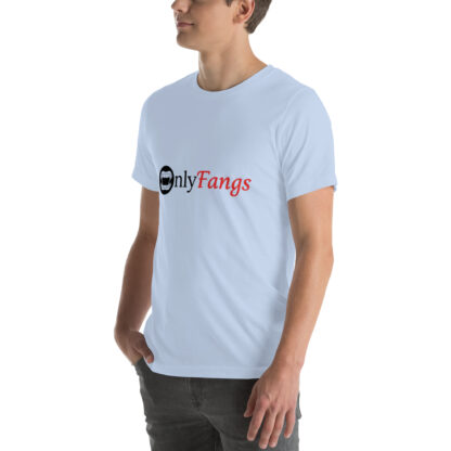 Funny "Only Fangs" OnlyFans Parody T-Shirt with Vampire Fangs - Image 10