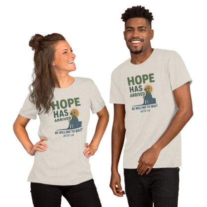 Hope Has Arrived Christian T-Shirt – Acts 1:7-8 Bible Verse Unisex - Image 6