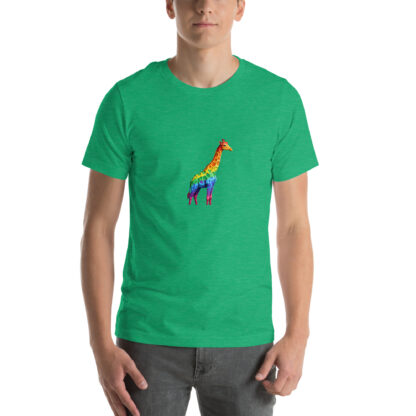 Geometric Giraffe | Rainbow Safari Tshirt - Image 2