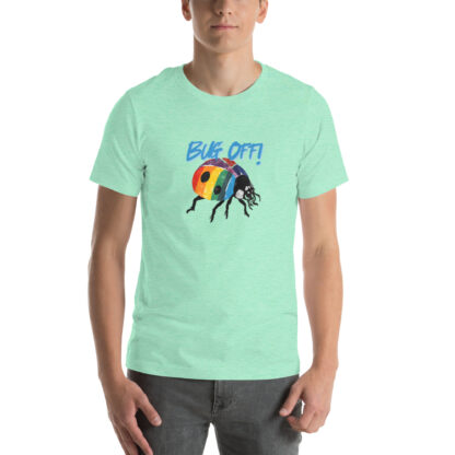 Bug Off! Rainbow Ladybug T-Shirt - Cute Attitude with Colorful Flair - Image 7