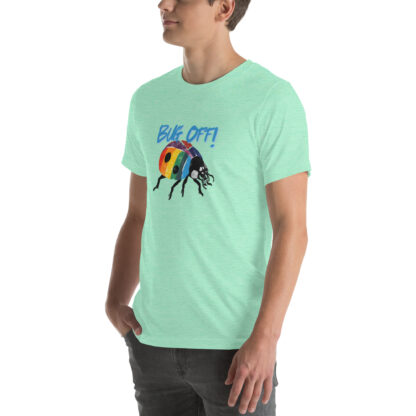 Bug Off! Rainbow Ladybug T-Shirt - Cute Attitude with Colorful Flair - Image 8
