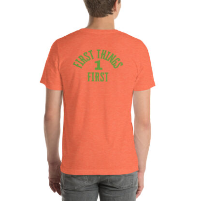 Easy Does It Recovery Motivational T-Shirt | Snail Graphic with “First Things First” Back Print - Image 20