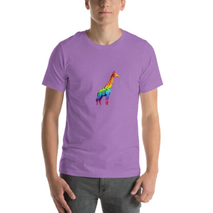 Geometric Giraffe | Rainbow Safari Tshirt - Image 3