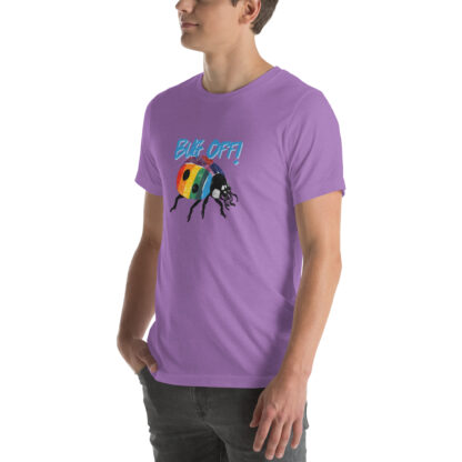 Bug Off! Rainbow Ladybug T-Shirt - Cute Attitude with Colorful Flair - Image 2