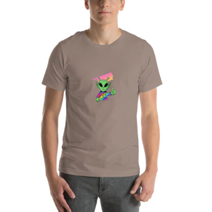 Cosmic Approval | Cute Alien Thumbs-up T-shirt - Image 5