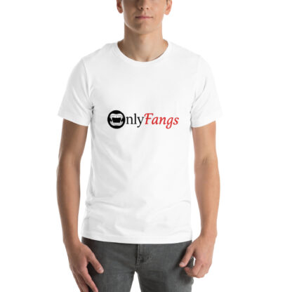Funny "Only Fangs" OnlyFans Parody T-Shirt with Vampire Fangs - Image 19
