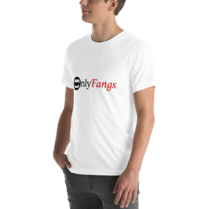 Funny "Only Fangs" OnlyFans Parody T-Shirt with Vampire Fangs - Image 22