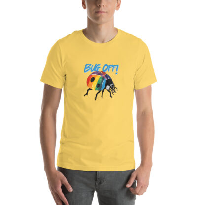 Bug Off! Rainbow Ladybug T-Shirt - Cute Attitude with Colorful Flair - Image 5