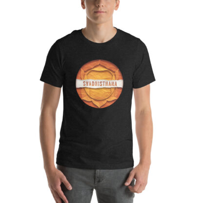 Sacral Chakra T-Shirt | Svadhisthana Creative Energy Tee in Papercraft Style - Image 2