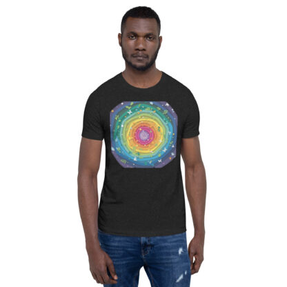 3D Paper Spiral Tee | Intricate Layered Papercraft Design - Image 2