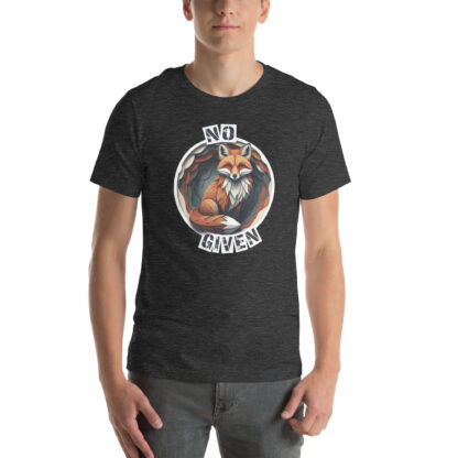 No Given" Fox T-Shirt | Grunge Papercraft Graphic Tee for a Witty Attitude - Image 3