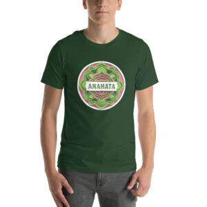 Heart Chakra T-Shirt | Anahata Love Compassion Tee | Green Yoga Top