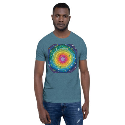 3D Paper Spiral Tee | Intricate Layered Papercraft Design - Image 6