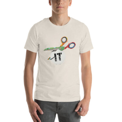 CUT IT OUT T-Shirt | Funny Scissor Pun Tee Design - Image 8