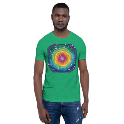 3D Paper Spiral Tee | Intricate Layered Papercraft Design - Image 8