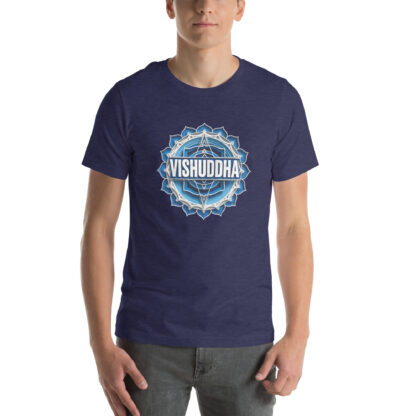 Throat Chakra T-Shirt | Vishuddha "Speak Your Truth" Tee | Blue Yoga Top - Image 3