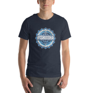 Throat Chakra T-Shirt | Vishuddha "Speak Your Truth" Tee | Blue Yoga Top