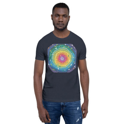 3D Paper Spiral Tee | Intricate Layered Papercraft Design - Image 4