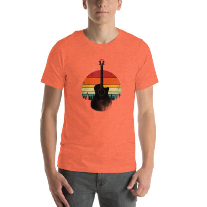Sunset Serenade | Vintage Distressed Guitar Tshirt - Image 4