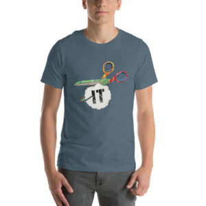 CUT IT OUT T-Shirt | Funny Scissor Pun Tee Design