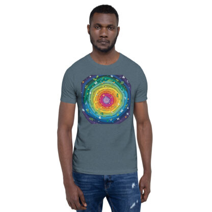 3D Paper Spiral Tee | Intricate Layered Papercraft Design - Image 5