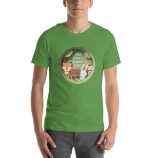 "We Don't Know Her" Tee by Forest Frenemies | Iconic Meme Animal Design