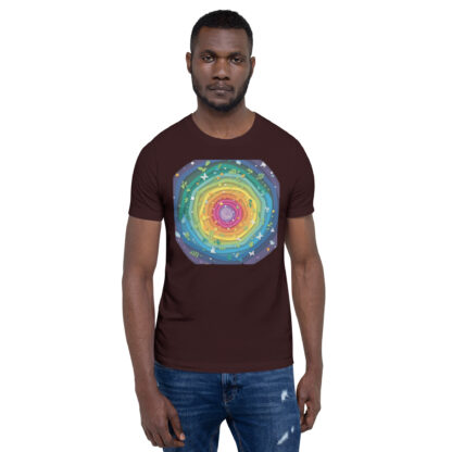 3D Paper Spiral Tee | Intricate Layered Papercraft Design - Image 3