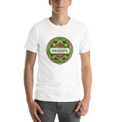 Heart Chakra T-Shirt | Anahata Love Compassion Tee | Green Yoga Top - Image 5