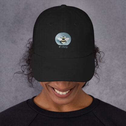 Bee Kind Embroidered Hat | Positive Message Gift - Image 2