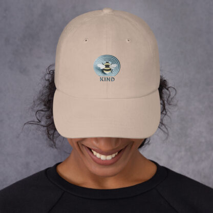 Bee Kind Embroidered Hat | Positive Message Gift - Image 4