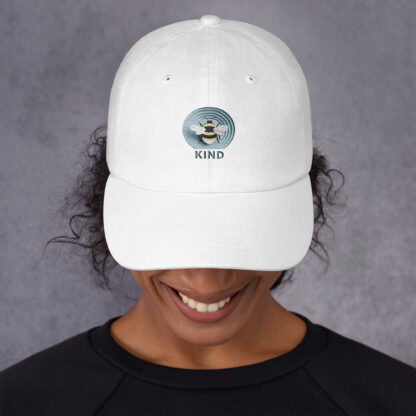 Bee Kind Embroidered Hat | Positive Message Gift - Image 6