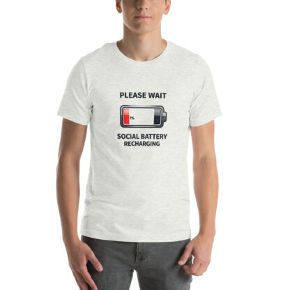Social Battery 1% T-shirt - Image 4