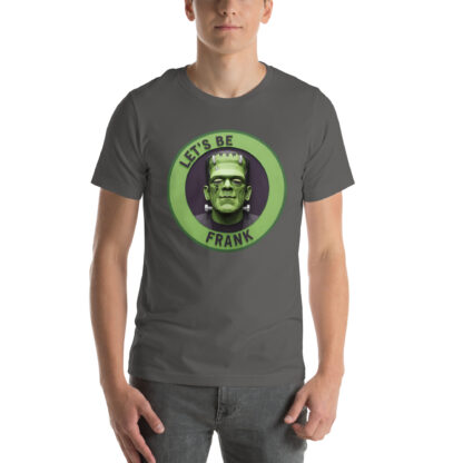 "Let's Be Frank" T-Shirt: Funny Frankenstein Monster & Papercraft Pun - Image 5