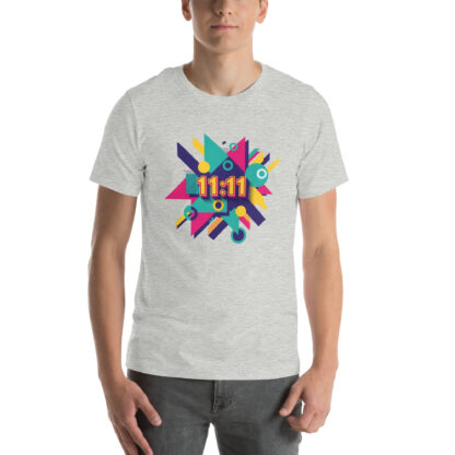 11:11 Angel Number T-Shirt: Retro Geometric Design & Spiritual Tee - Image 5
