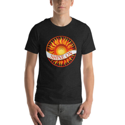 Inspirational Sun T-Shirt | Positive Energy "Shine On" Graphic Tee - Image 2