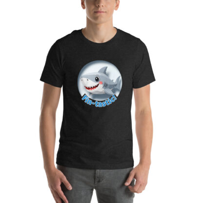 Cute Shark T-Shirt | Fin-tastic! Punny Marine Life Design - Image 2