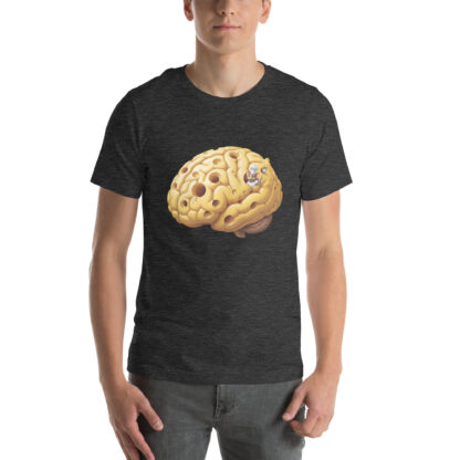 Swiss Cheese Brain T-Shirt: Funny Brain Fog & Memory Loss Tee - Image 3