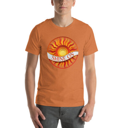 Inspirational Sun T-Shirt | Positive Energy "Shine On" Graphic Tee - Image 3