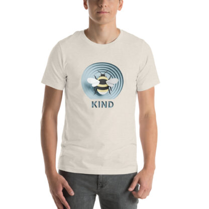 Papercraft Bee Kind T-Shirt: Inspiring Quote Apparel - Image 3